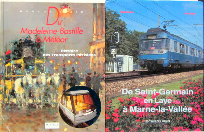 Couverture de DU MADELEINE BASTILLE A METEOR HISTOIRE DES TRANSPORTS PARISIEN - DE SAINT GERMAIN EN LAYE A MARNE LA VALLEE