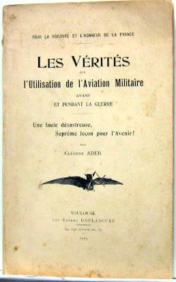 Couverture de LES VERITES SUR L'UTILISATION DE L'AVIATION MILITAIRE