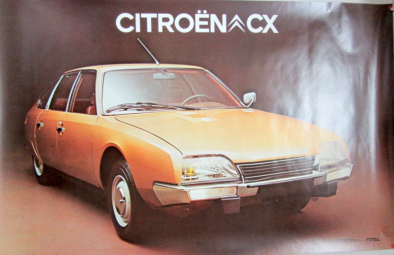 Couverture de CITROEN CX AFFICHE ORIGINALE DELPIRE
