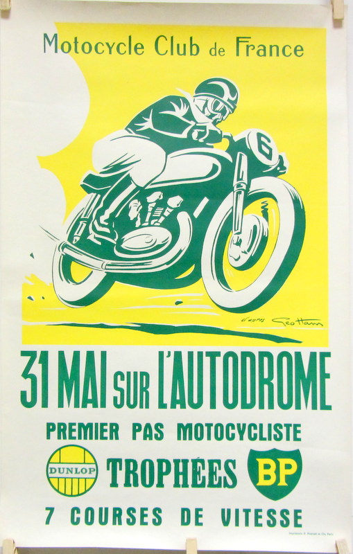 Couverture de 1960 MOTOCYCLE CLUB DE FRANCE A MONTLHERY TROPHES BP COURSES DE VITESSE PAR GEO HAM