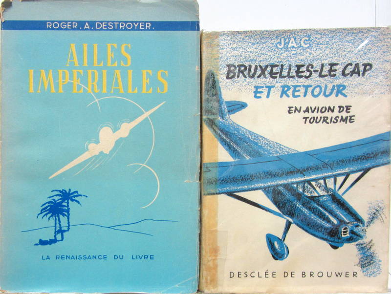 Couverture de 1944 AILES IMPERIALES - 1952 BRUXELLES LE CAP ET RETOUR EN AVION DE TOURISME