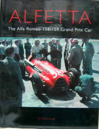 Couverture de ALFA ROMEO ALFETTA 158-159 GRAND PRIX CAR EN ANGLAIS