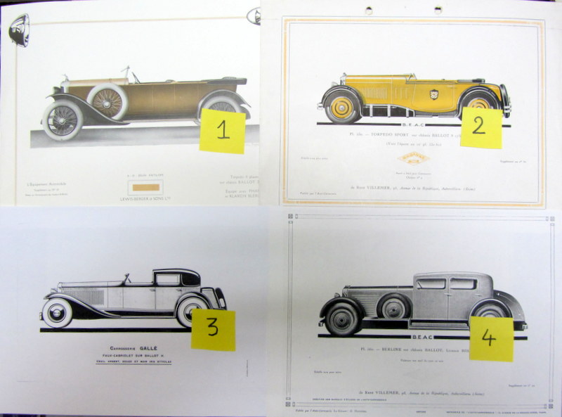 Couverture de BALLOT DESSIN DE CARROSSERIE