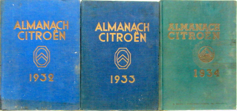 Couverture de 1932-1933-1934 ALMANACH CITROEN AU CHOIX