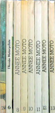 Couverture de 1969-1970 A 1981-1982 L'ANNEE MOTOCYCLISTE IL NY A QUE 13 VOLUMES DANS CETTE SERIE