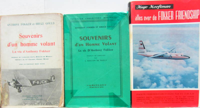 Couverture de ANTHONY FOKKER SOUVENIR D'UN HOMME VOLANT 1932 - ALLES OVER FOKKER FRIENDSHIP EN FLAMAND