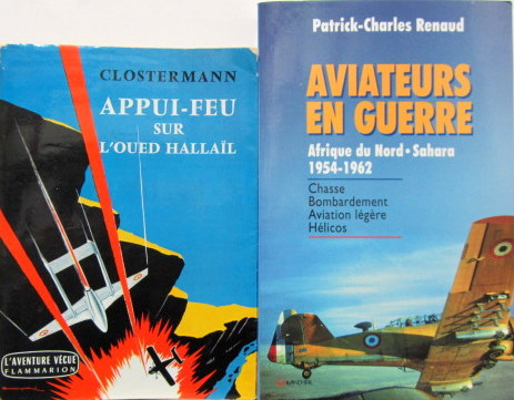 Couverture de APPUI FEU SUR L'OUED HALLAIL DE P. CLOSTERMANN- AVIATEURS EN GUERRE AFRIQUE DU NORD SAHARA 1954-62