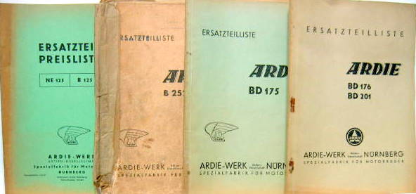 Couverture de ARDIE CATALOGUE DE PIECES DETACHEES AU CHOIX