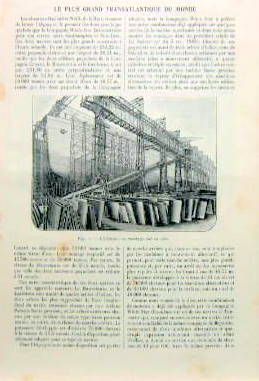 Couverture de LE PLUS GRAND TRANSATLANTIQUE DU MONDE 
L'OLYMPIQUE 1910