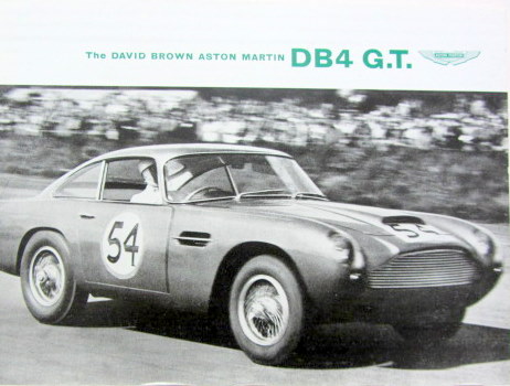 Couverture de ASTON MARTIN DB4 GT CATALOGUE EN FAC SIMILE EN ANGLAIS