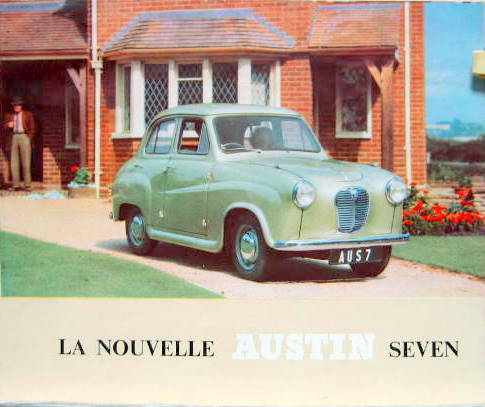 Couverture de AUSTIN A30 SEVEN LA NOUVELLE  N°850F3 CATALOGUE
