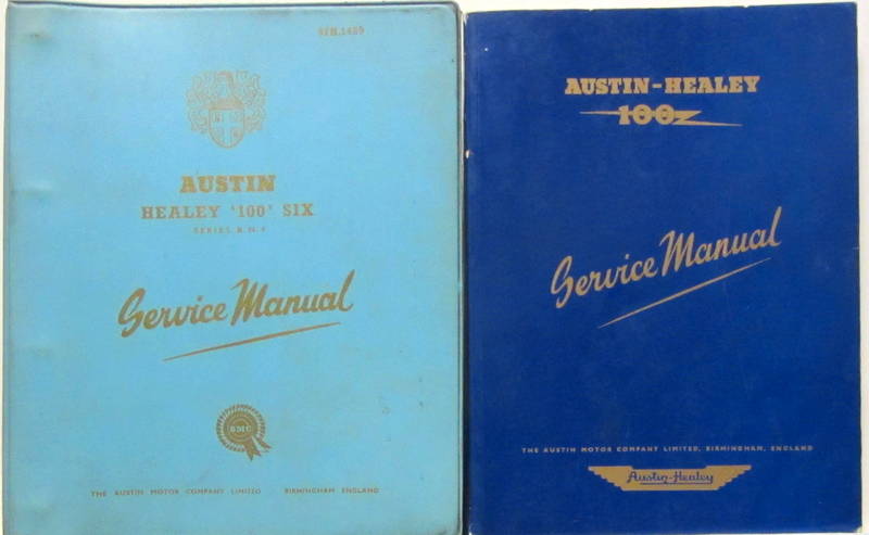 Couverture de AUSTIN HEALEY 100 SIX BN4 - 100 BN1 BN2 MANUEL DE REPARATION EN ANGLAIS