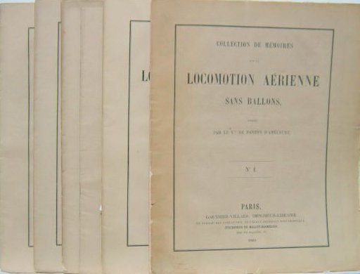 Couverture de 1864 LOCOMOTION AERIENNE SANS BALLONS PAR LE VICOMTE DE PONTON D'AMECOURT