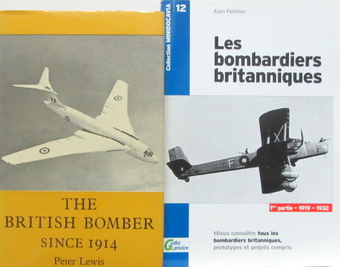 Couverture de THE BRITISH BOMBER SINCE 1914 -LES BOMBARDIERS BRITANIQUE 1919-1932 AU CHOIX