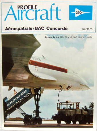 Couverture de AEROSPATIALE/BAC CONCORDE - PROFILE AIRCRAFT N°250