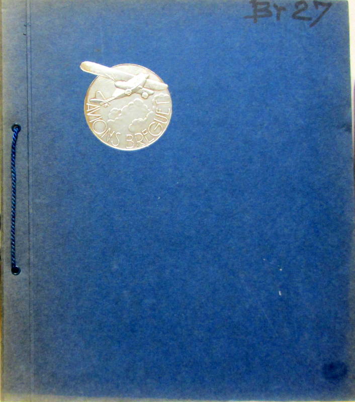 Couverture de LE BIPLACE BREGUET 27 DE GRANDE RECONNAISSANCE ET DE BOMBARDEMENT PLAQUETTE