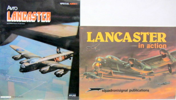 Couverture de AVRO LANCASTER EN FRANCAIS - LANCASTER IN ACTION EN ANGLAIS AU CHOIX