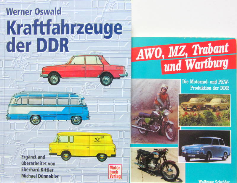 Couverture de KRAFTFAHRZEUGE DER DDR - AWO MZ TRABANT UND WARTBURG EN ALLEMAND