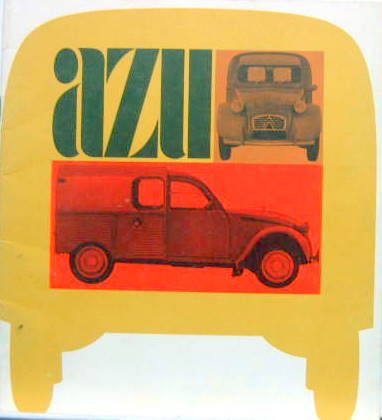 Couverture de 1965-7 CITROEN 2 CV FOURGONNETTE AZU 425 CM3