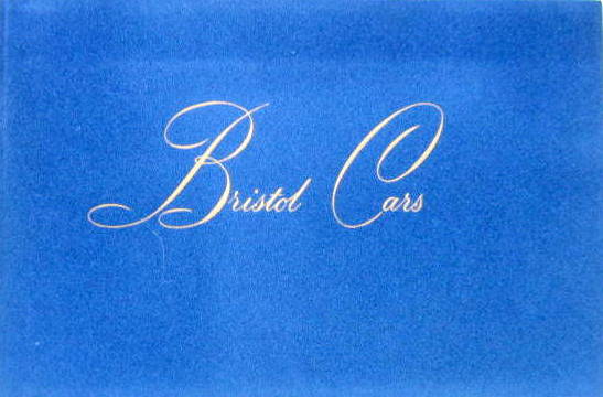Couverture de 1961-10 BRISTOL 407 5.2 CATALOGUE