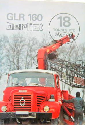 Couverture de 1970 BERLIET CAMION GLR 160