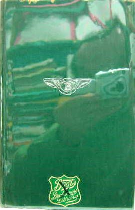 Couverture de 1958 BENTLEY LIVRE AUTOBIOGRAPHIQUE