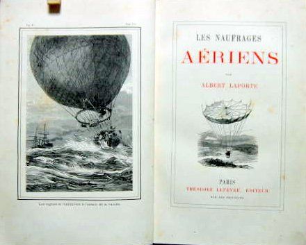 Couverture de LES NAUFRAGES AERIENS 1880