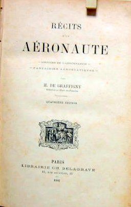 Couverture de RECITS D'UN AERONAUTE - 1892