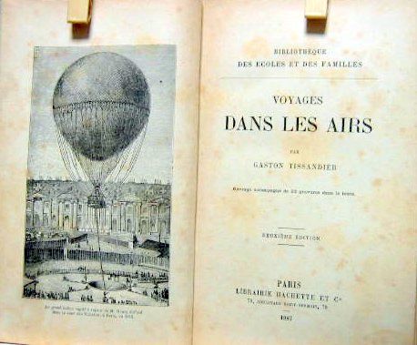 Couverture de VOYAGES DANS LES AIRS - 1887