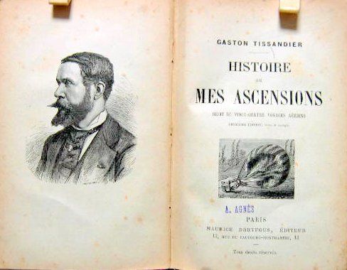 Couverture de HISTOIRE DE MES ASCENSIONS 1877
RECITS DE 24 VOYAGES AERIENS