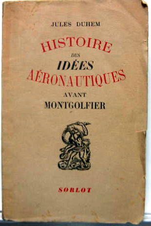 Couverture de HISTOIRES DES IDEES AERONAUTIQUES AVANT MONTGOLFIER - 1943