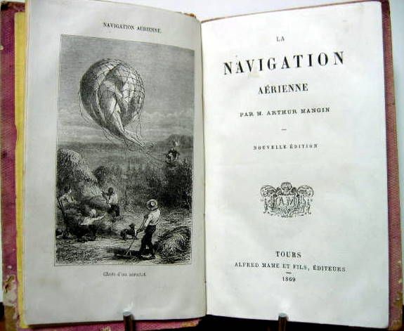 Couverture de LA NAVIGATION AERIENNE - NOUVELLE EDITION - 1869