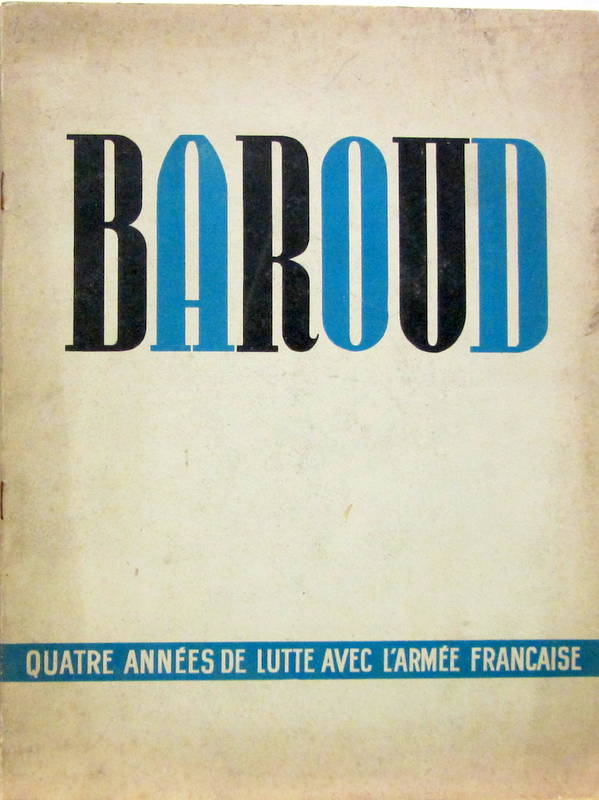 Couverture de BAROUD QUATRES ANNEES DE LUTTE AVEC L'ARMEE FRANCAISE