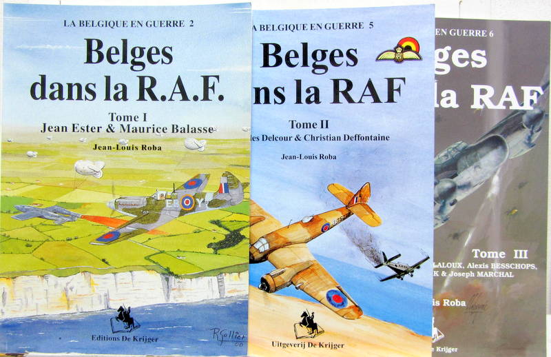 Couverture de BELGES DANS LA RAF EN 3 TOMES