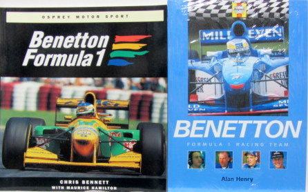 Couverture de BENETTON FORMULA 1 - FORMULE 1 RACING TEAM EN ANGLAIS AU CHOIX
