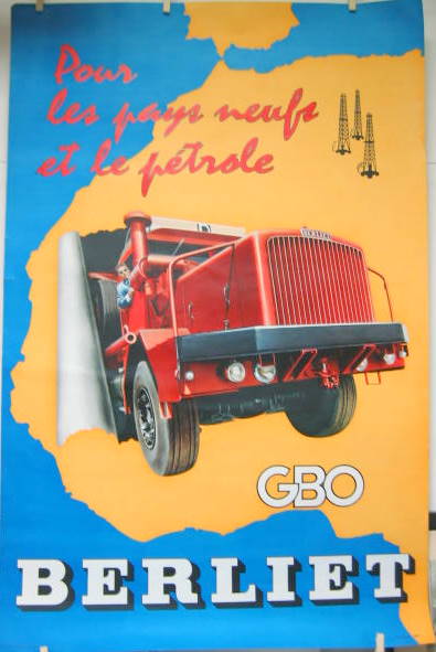 Couverture de AFFICHE BERLIET GBO