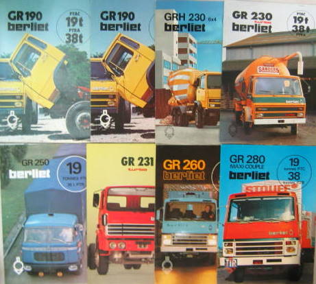 Couverture de BERLIET CAMION GR GRH AU CHOIX