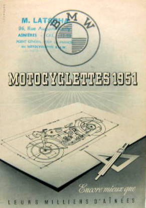Couverture de 1951 BMW R51/3 R25 R67  + SIDE CAR DEPLIANT