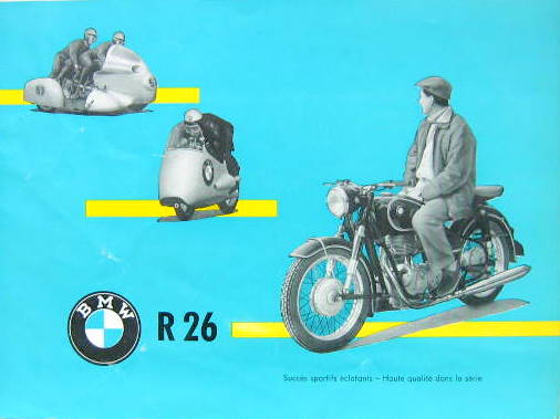 Couverture de 1958-1 BMW R26 CATALOGUE