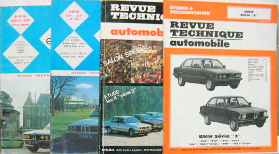 Couverture de 1980- 1987 BMW SERIE 3 REVUE TECHNIQUE