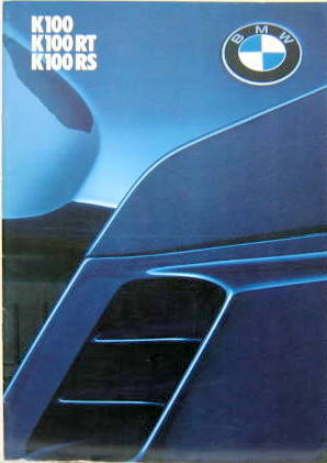 Couverture de 1983-8  BMW K100 K100RT K100RS CATALOGUE