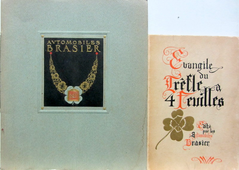 Couverture de BRASIER CATALOGUE DE 1914 - EVANGILE DU TREFLE A 4 FEUILLES CATALOGUE HUMORISTIQUE DESSINS DE FELIX LORIOUX
