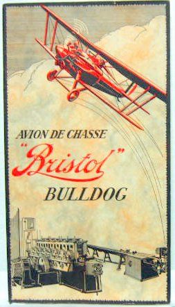 Couverture de BRISTOL BULLDOG AVION DE CHASSE