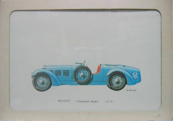 Couverture de PORTEFEUILLE DE GRAVURES BUGATTI DE P. DUMONT