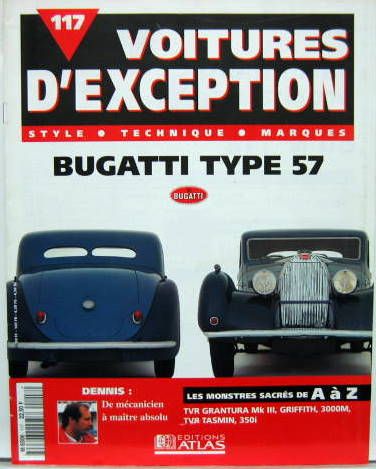 Couverture de VOITURES D'EXCEPTION N° 117 - BUGATTI TYPE 57