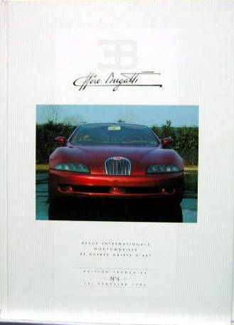 Couverture de BUGATTI CATALOGUES RECENTS EB 110 118 VAYRON ETC....SUR DEMANDE
