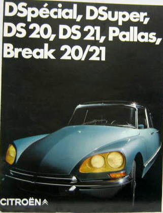 Couverture de 1969-12 CITROEN GAMME D AVEC CABRIOLET PRESTIGE CATALOGUE FRA BRUX BELGIQUE