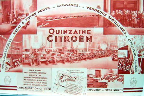 Couverture de LA QUINZAINE CITROEN LE 5-3-1931