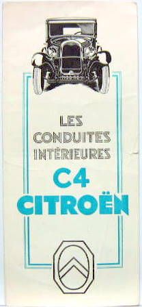 Couverture de LES CONDUITES INTERIEURES C4 AC1298