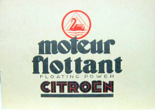 Couverture de MOTEUR FLOTTANT CITROEN